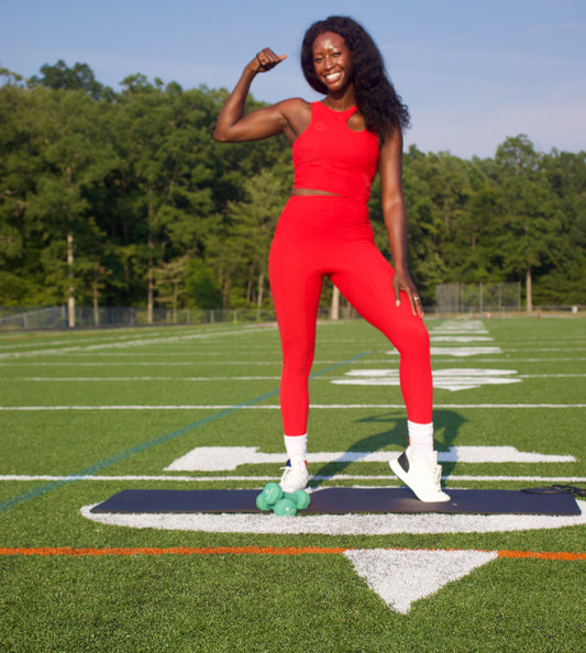 Sun-Ripe Red  Leggings